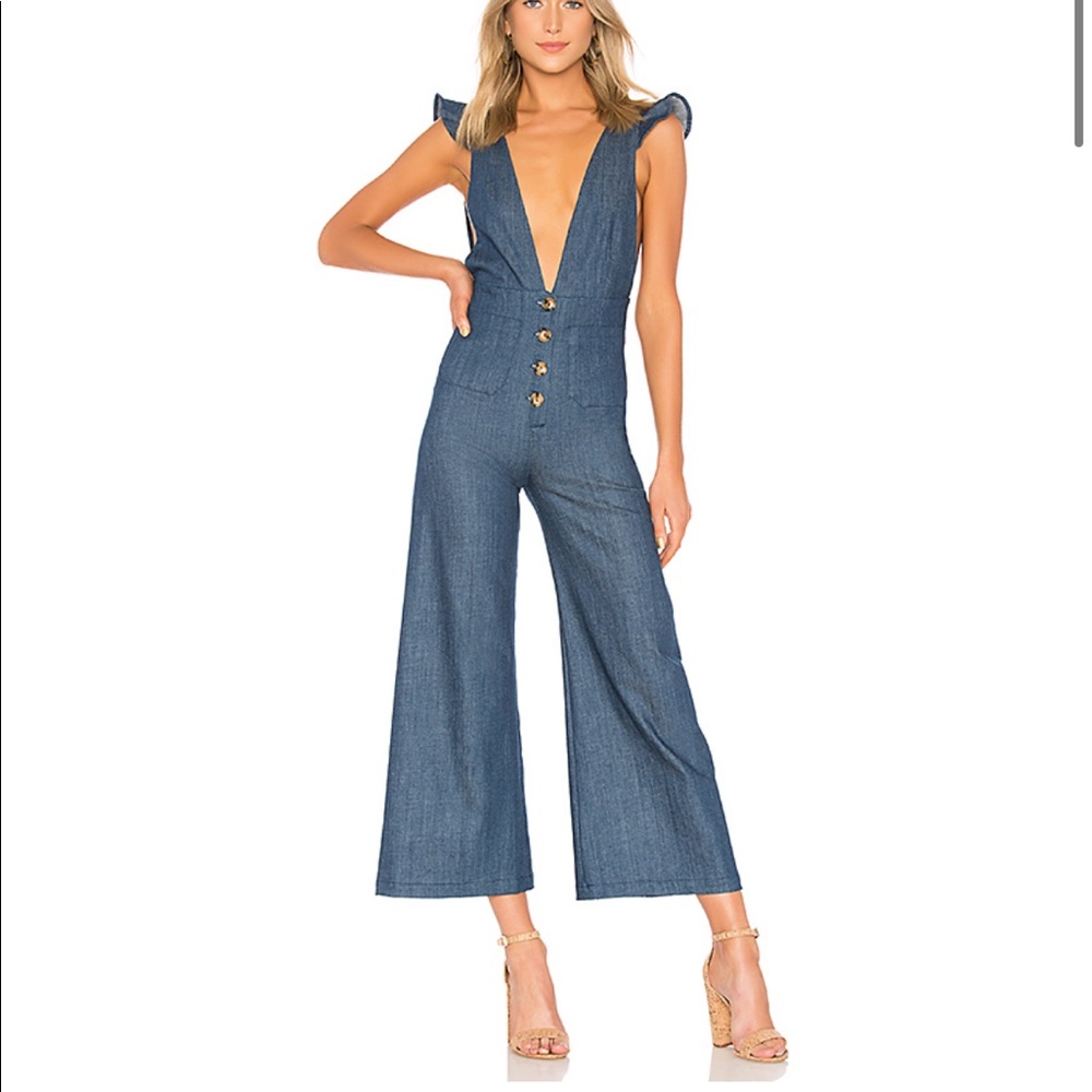 Saul Jumpsuit in Marina Denim